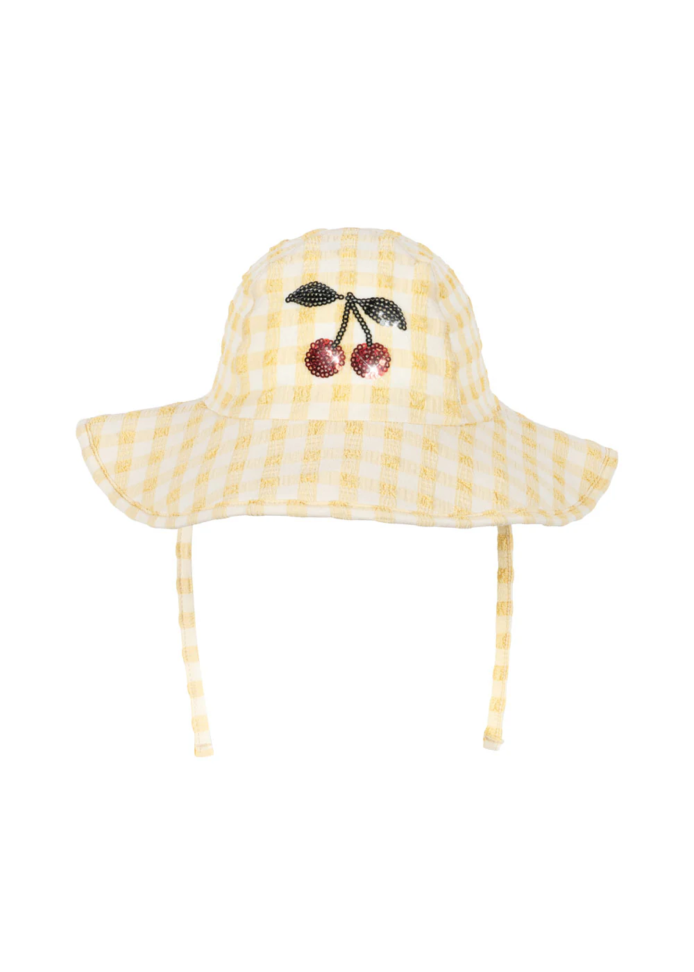 Konges Sløjd Schwimmhut "Etta" | Banana Almond Check - Image 2