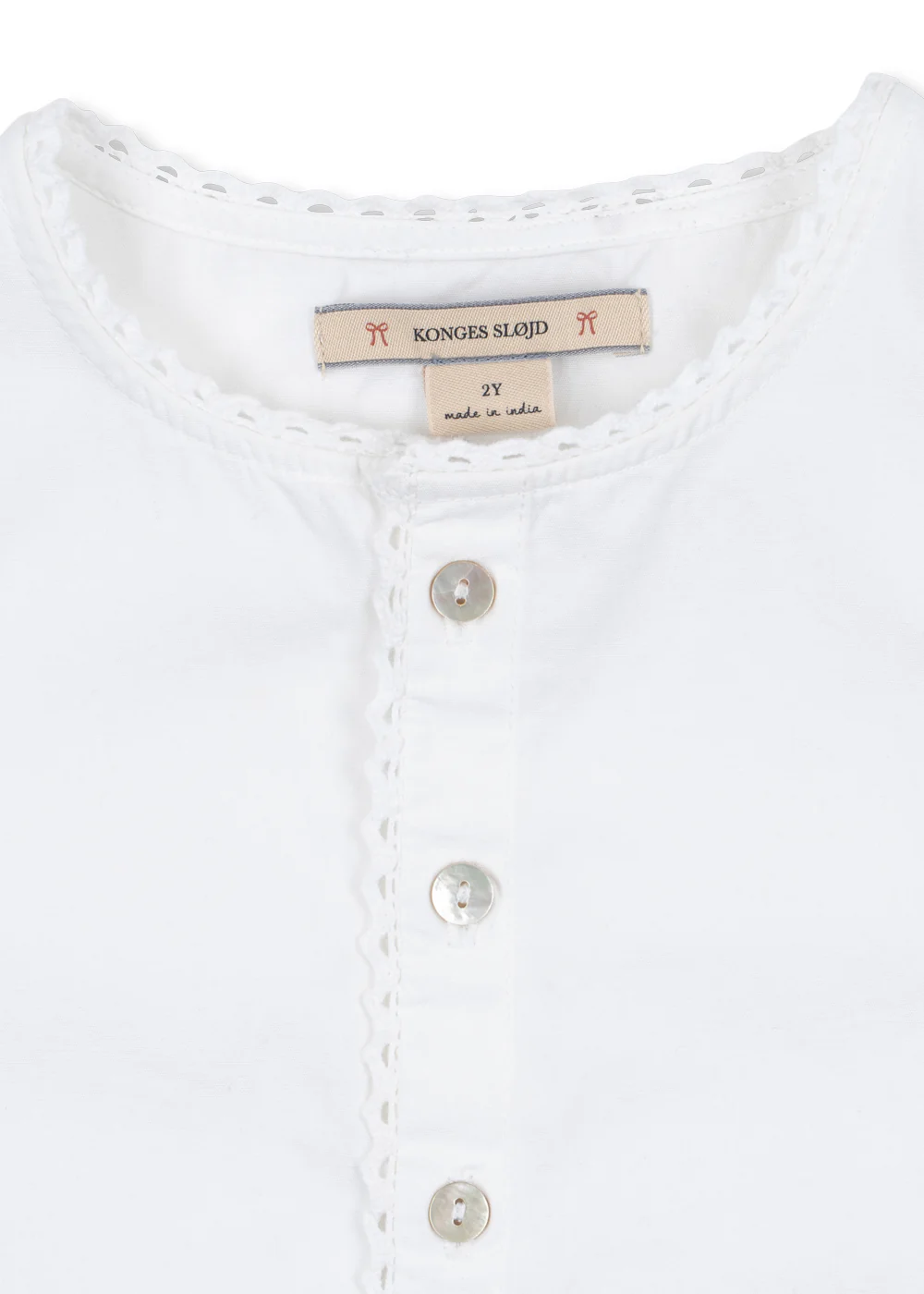 Konges Sløjd Top "Evelina" | Bright White - Image 4