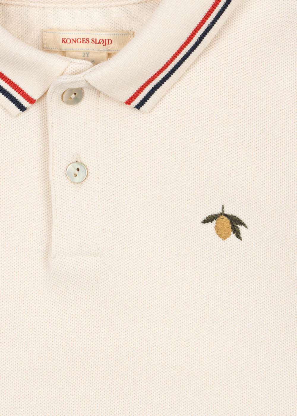 Konges Sløjd Polo Shirt „Florian" | Antique White - Image 10