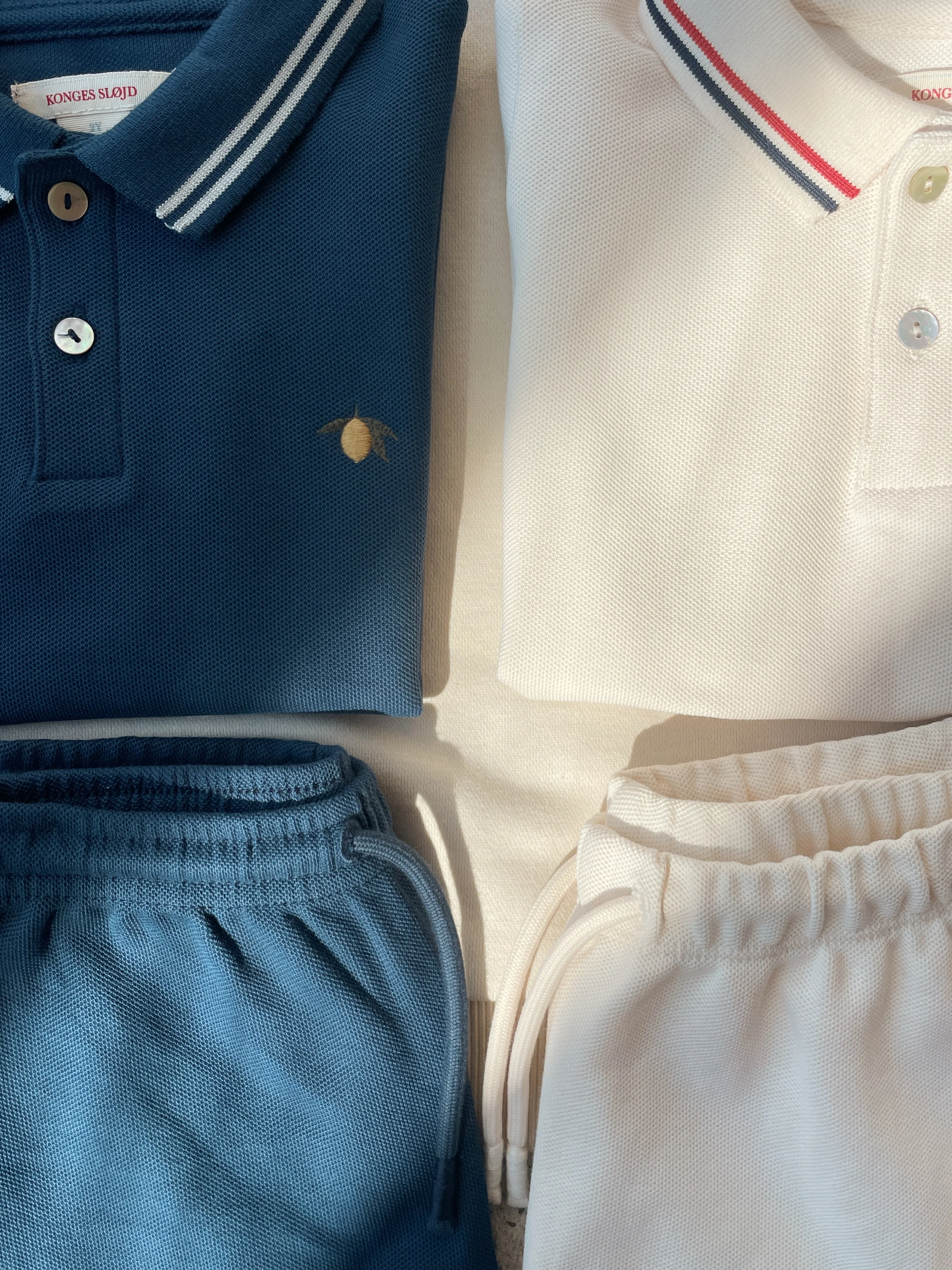 Konges Sløjd Polo Shirt „Florian" | Antique White - Image 4
