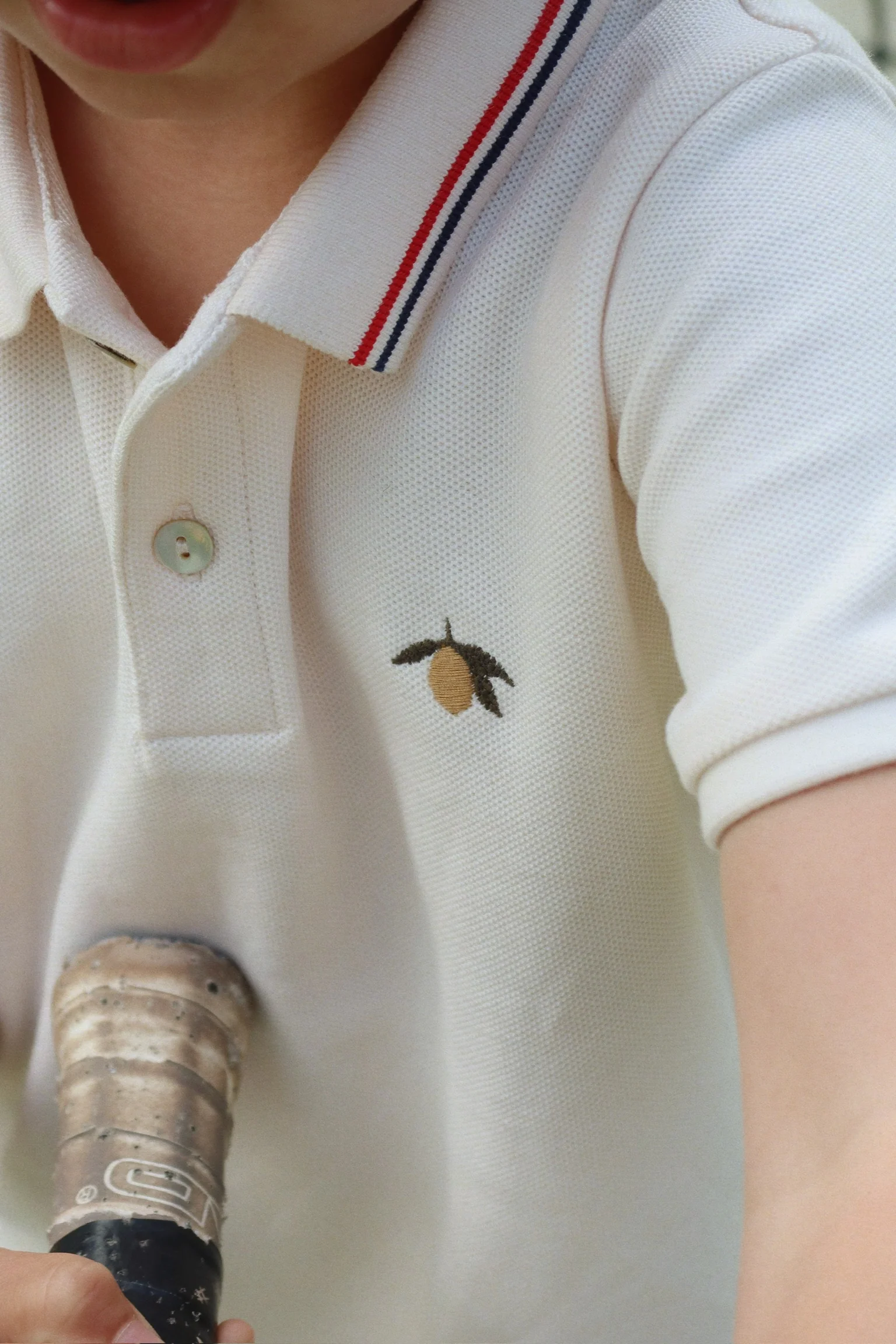 Konges Sløjd Polo Shirt „Florian" | Antique White - Image 6