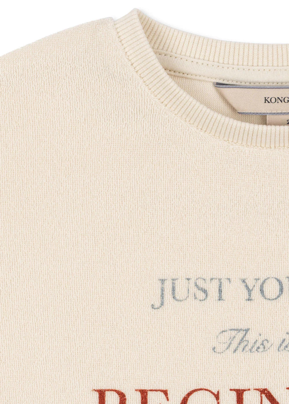 Konges Sløjd T-Shirt "Itty Tee Gots" | Antique White - Image 6
