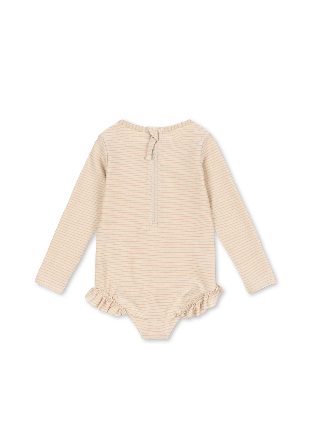 Konges Sløjd Badeanzug mit Ärmel "Jade" | Rose Stripe - Image 4