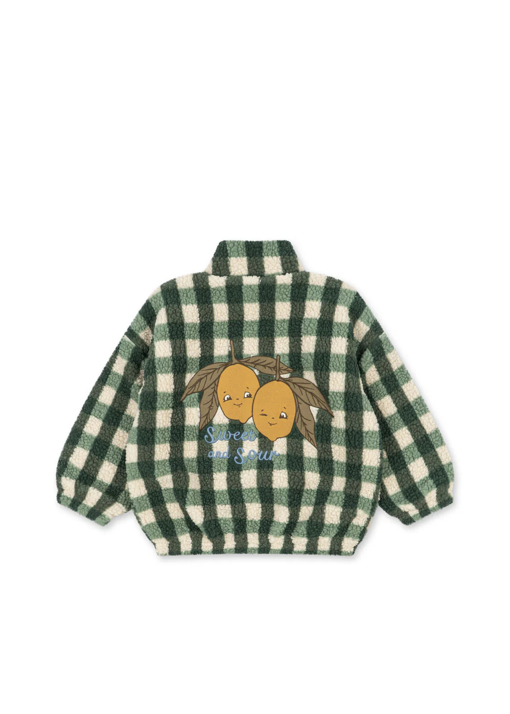 Konges Sløjd Jacke "Jody Teddy" | Green Check - Image 3