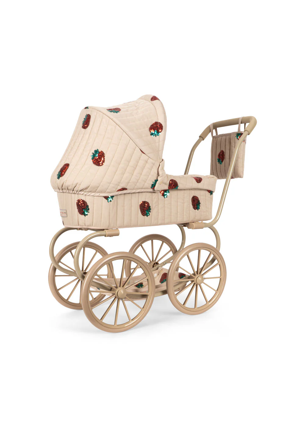 Konges Sløjd Puppenwagen„Minnie Tulle" | Strawberry - Image 4