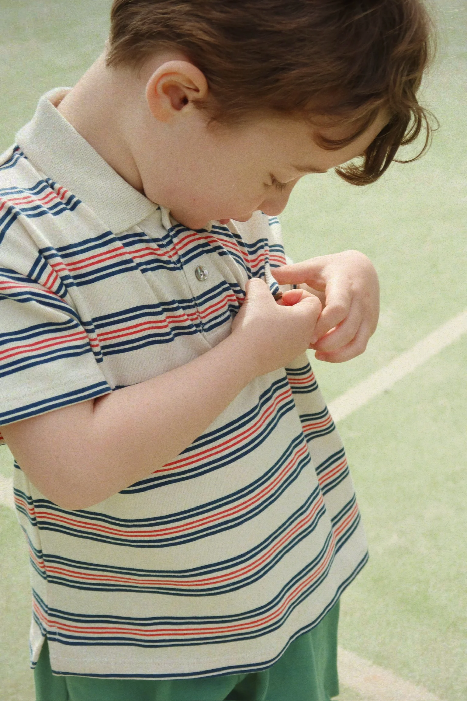 Konges Sløjd Polo Shirt "Spotty" | Stripie Stripe - Image 3