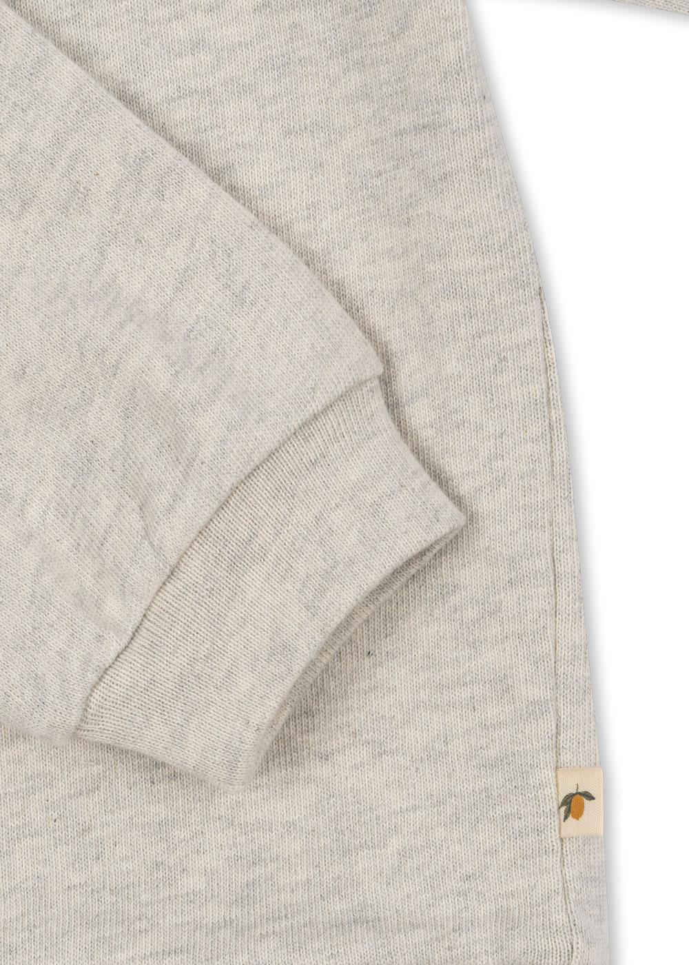 Konges Sløjd Polo Sweatshirt "Spotty" Off White Melange - Image 6