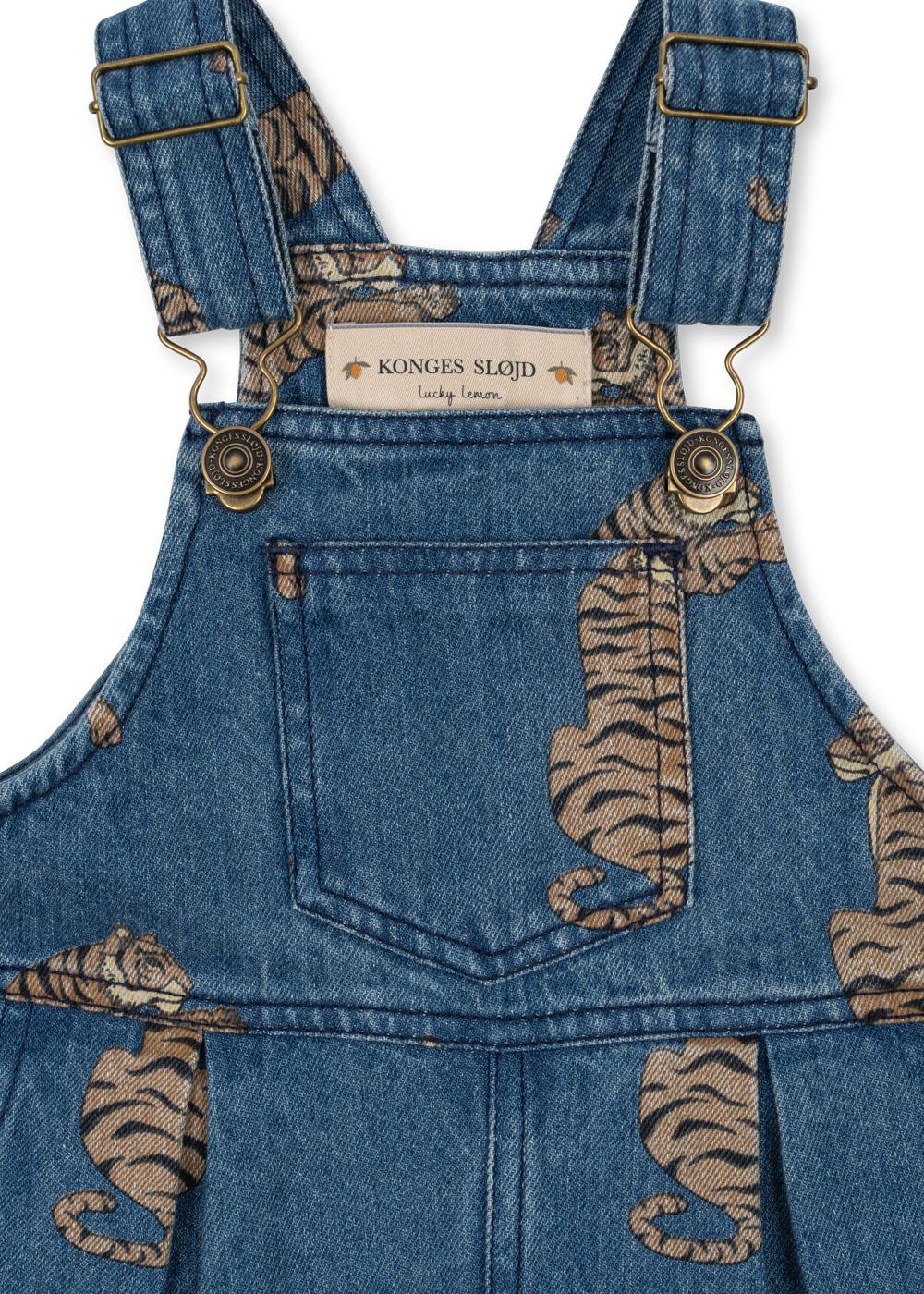 Konges Sløjd Latzhose Denim "Magot" Tiger - Image 3