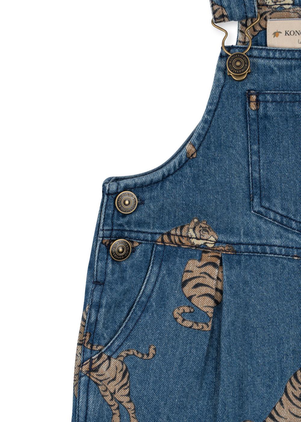 Konges Sløjd Latzhose Denim "Magot" Tiger - Image 4