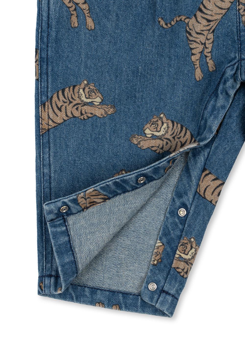 Konges Sløjd Latzhose Denim "Magot" Tiger - Image 5