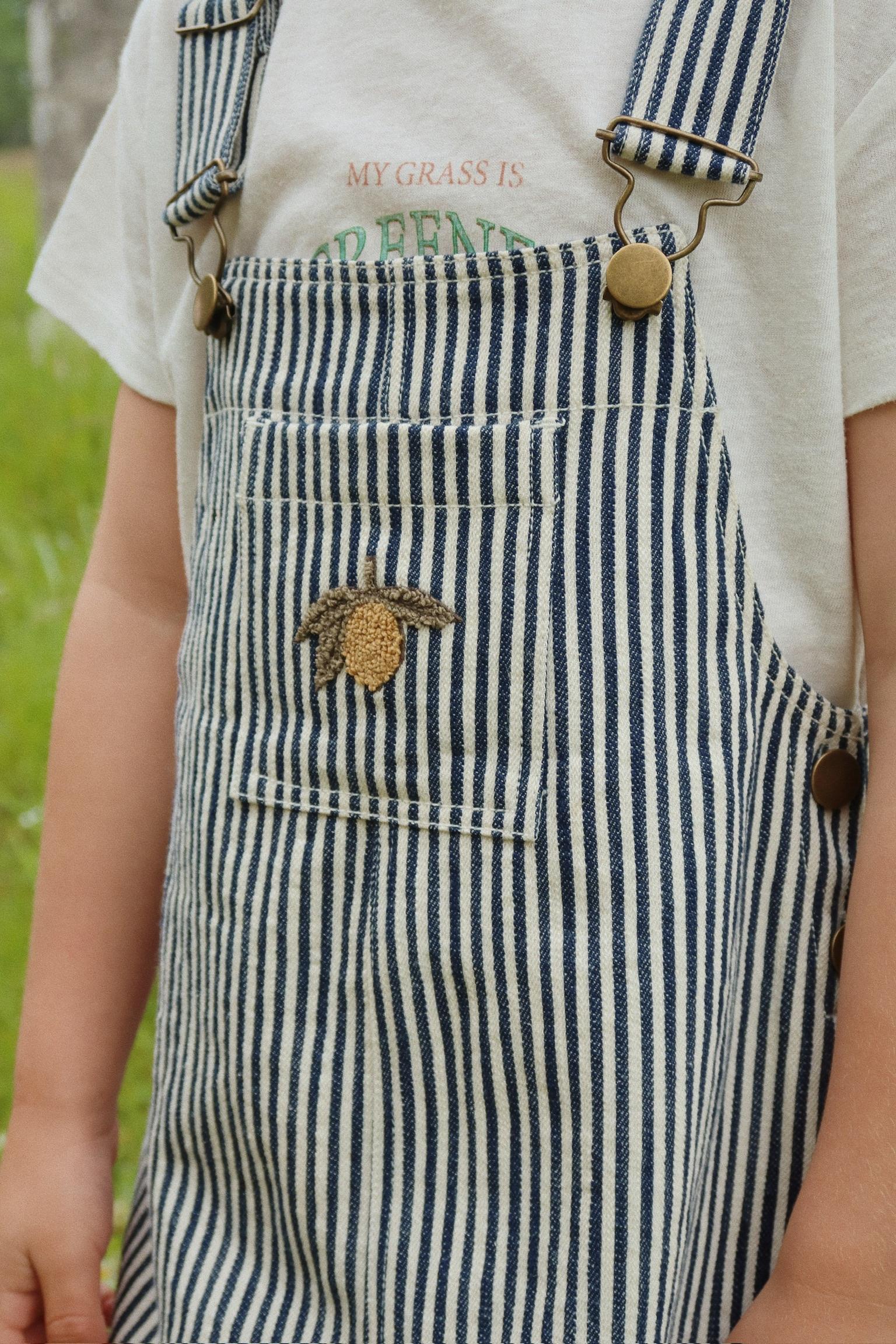 Konges Sløjd Latzhose "Fender" Naval Stripe - Image 4