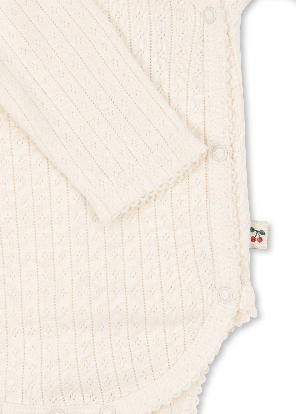Konges Sløjd Newborn-Body "Minnie" Antique White - Image 4