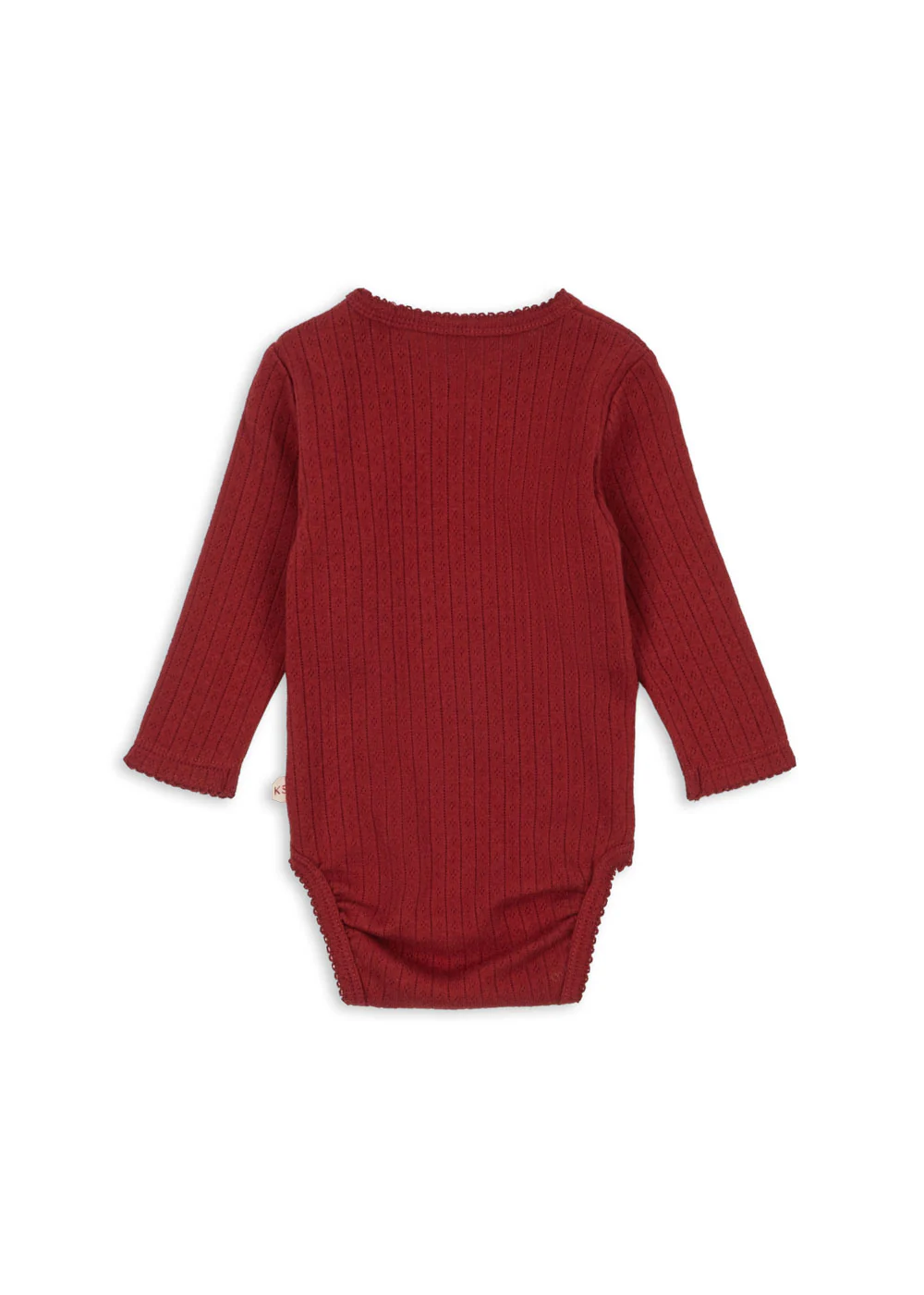 Konges Sløjd Newborn-Body "Minnie" | Red Dahlia - Image 2