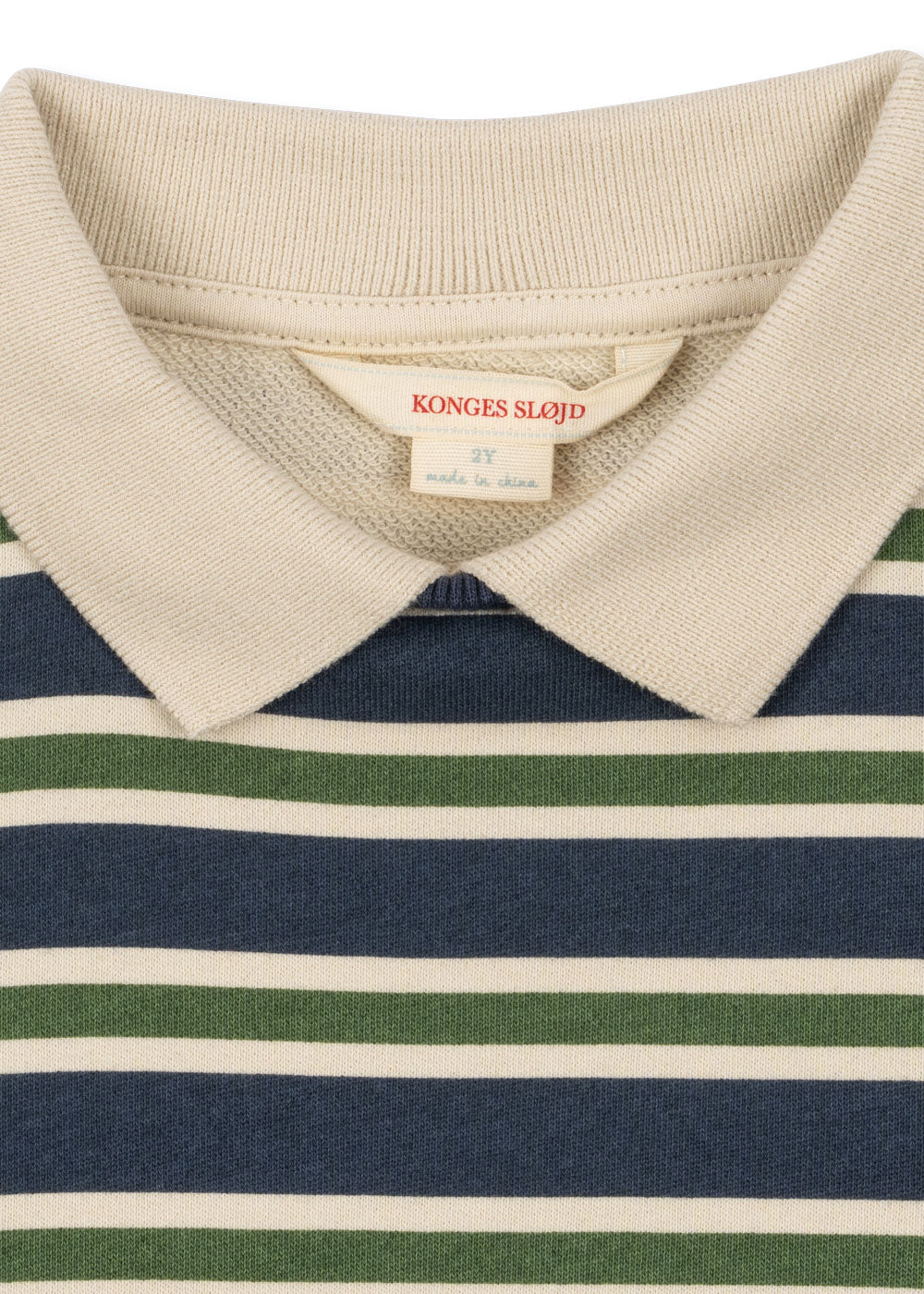 Konges Sløjd Polo Sweatshirt "Spotty" | Spellbound Stripe - Image 4