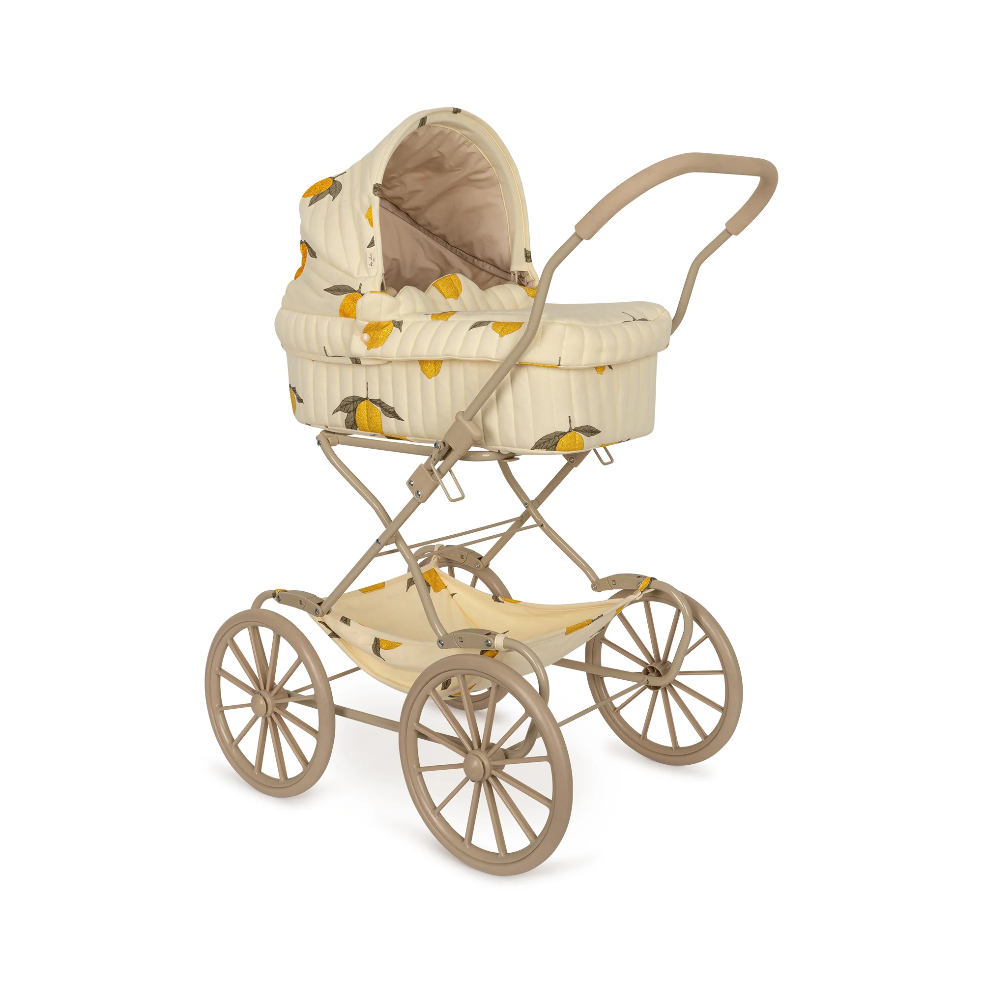 Konges Sløjd Puppenwagen "Doll Pram Mon Grand Citron Glitter"
