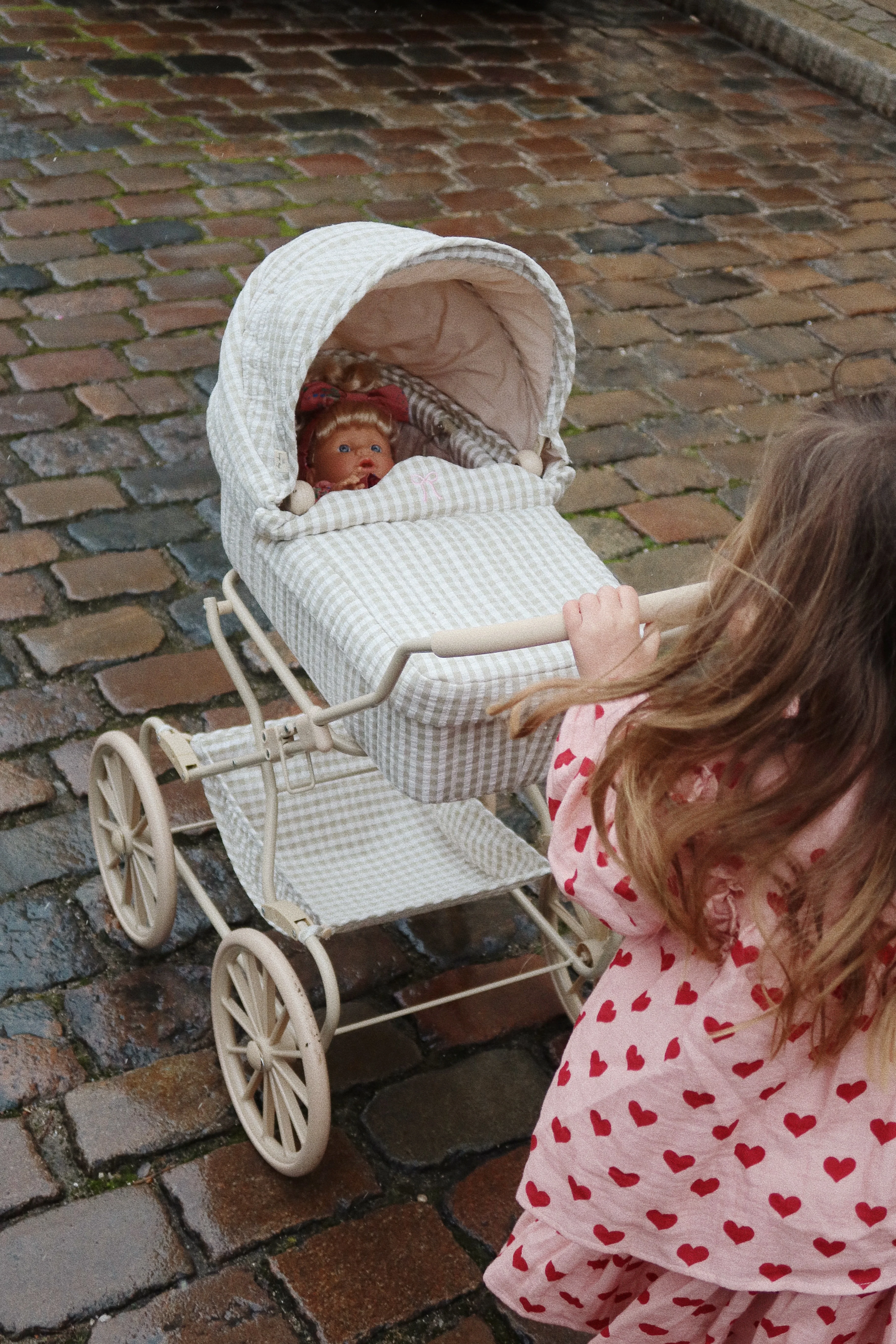 Konges Sløjd Puppenwagen "Doll Pram Tea Check" - Image 2