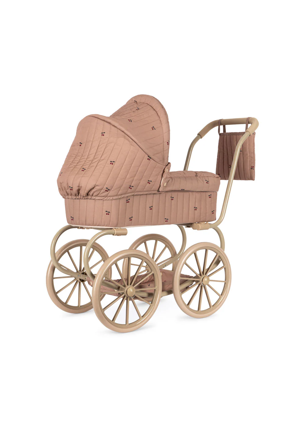 Konges Sløjd Puppenwagen "Mini Doll Pram Cherry Blush" - Image 3