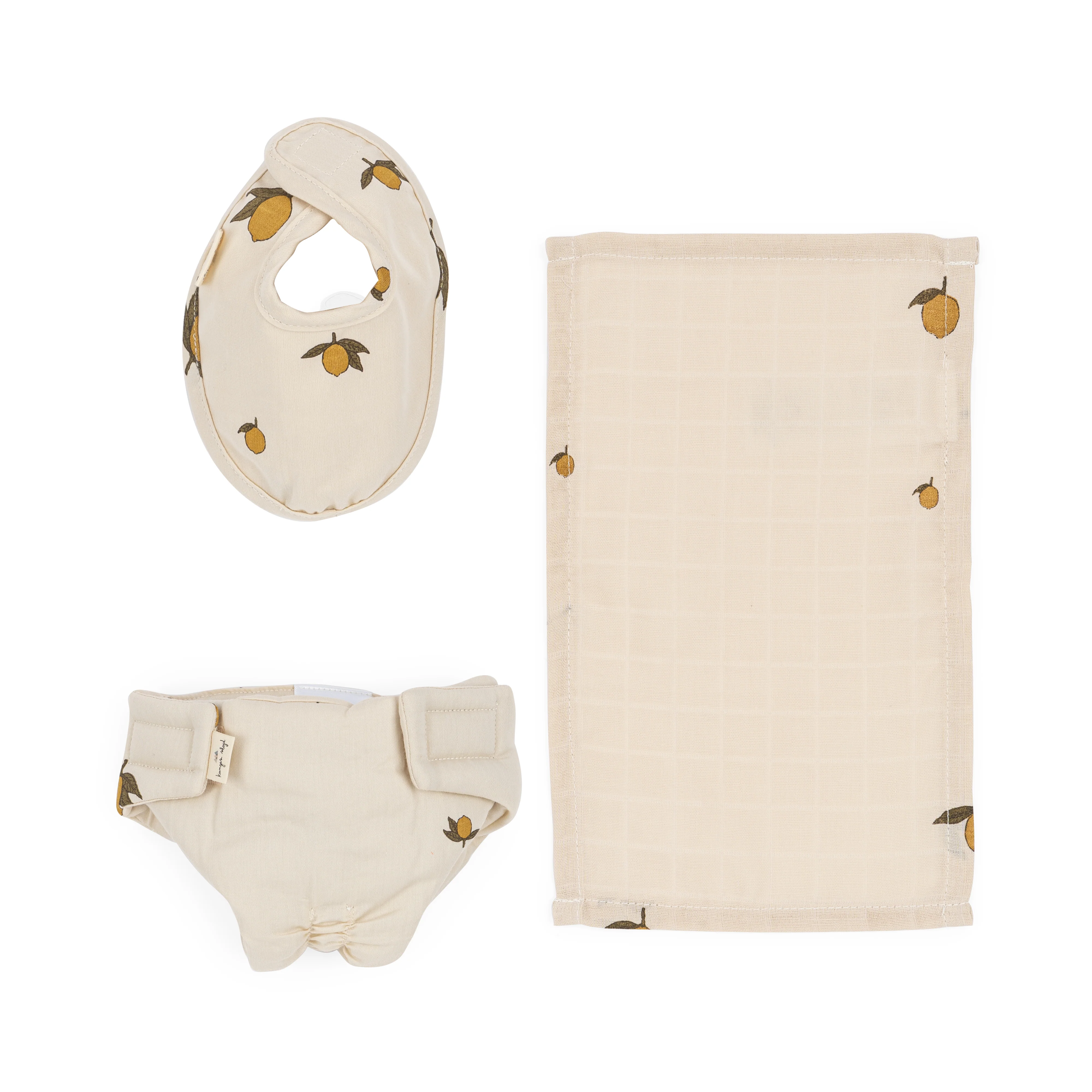 Konges Sløjd Puppen Pflege-Set "Doll Nursery Set Lemon"