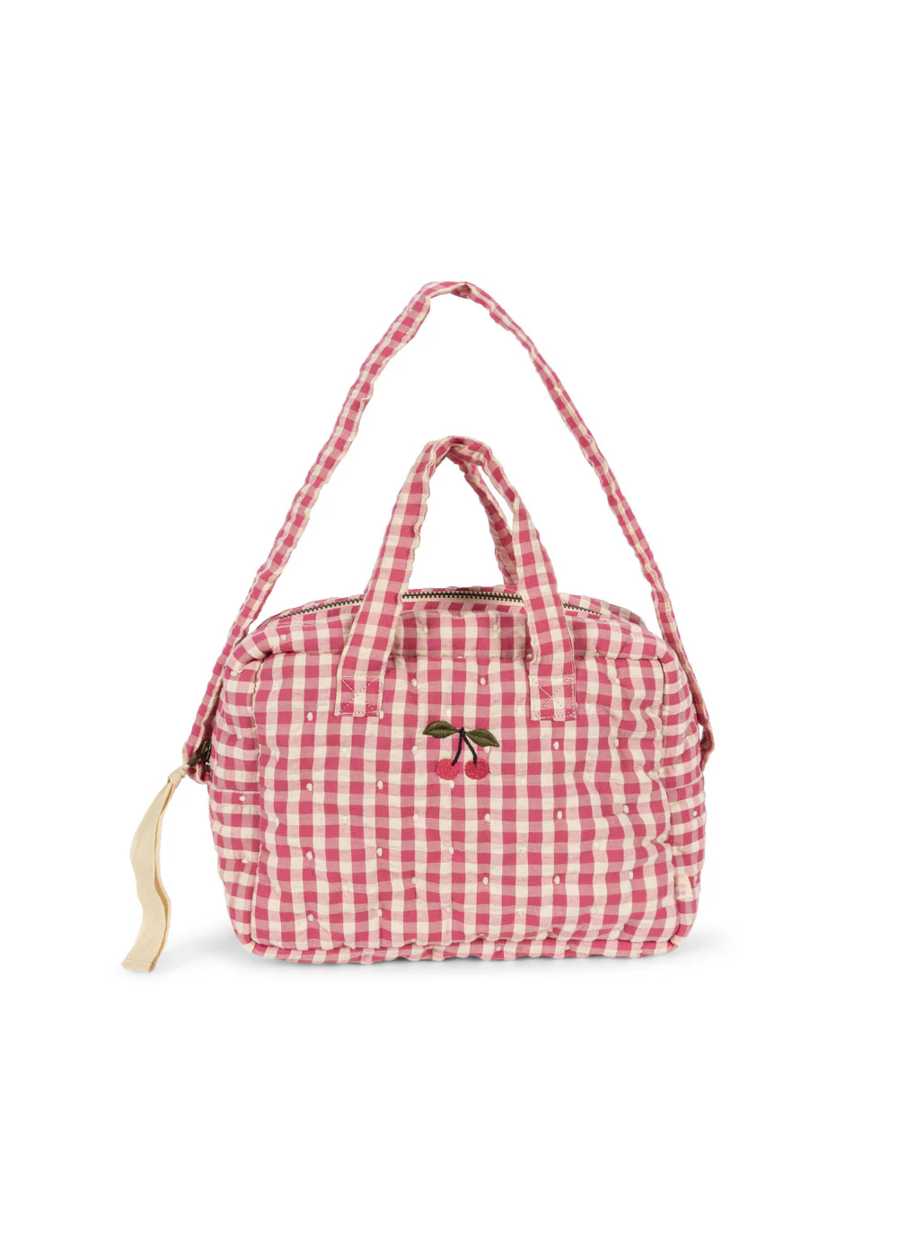 Konges Sløjd Puppen Wickeltasche Bubble Gum Check - Image 2