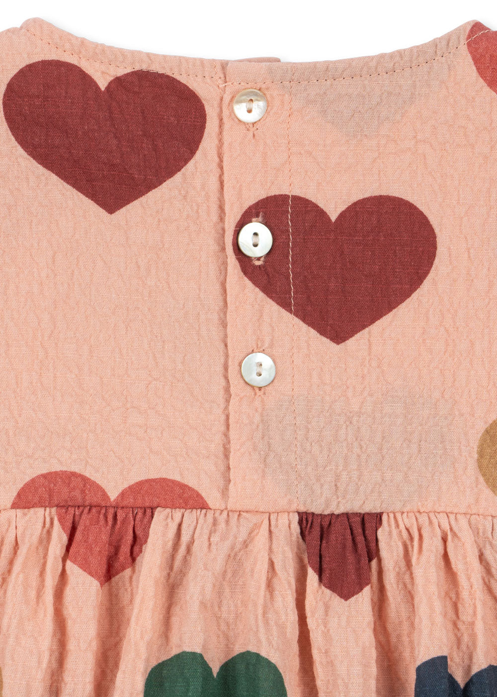 Konges Sløjd Romper "Elin" Coeur Rose Coloré - Image 3