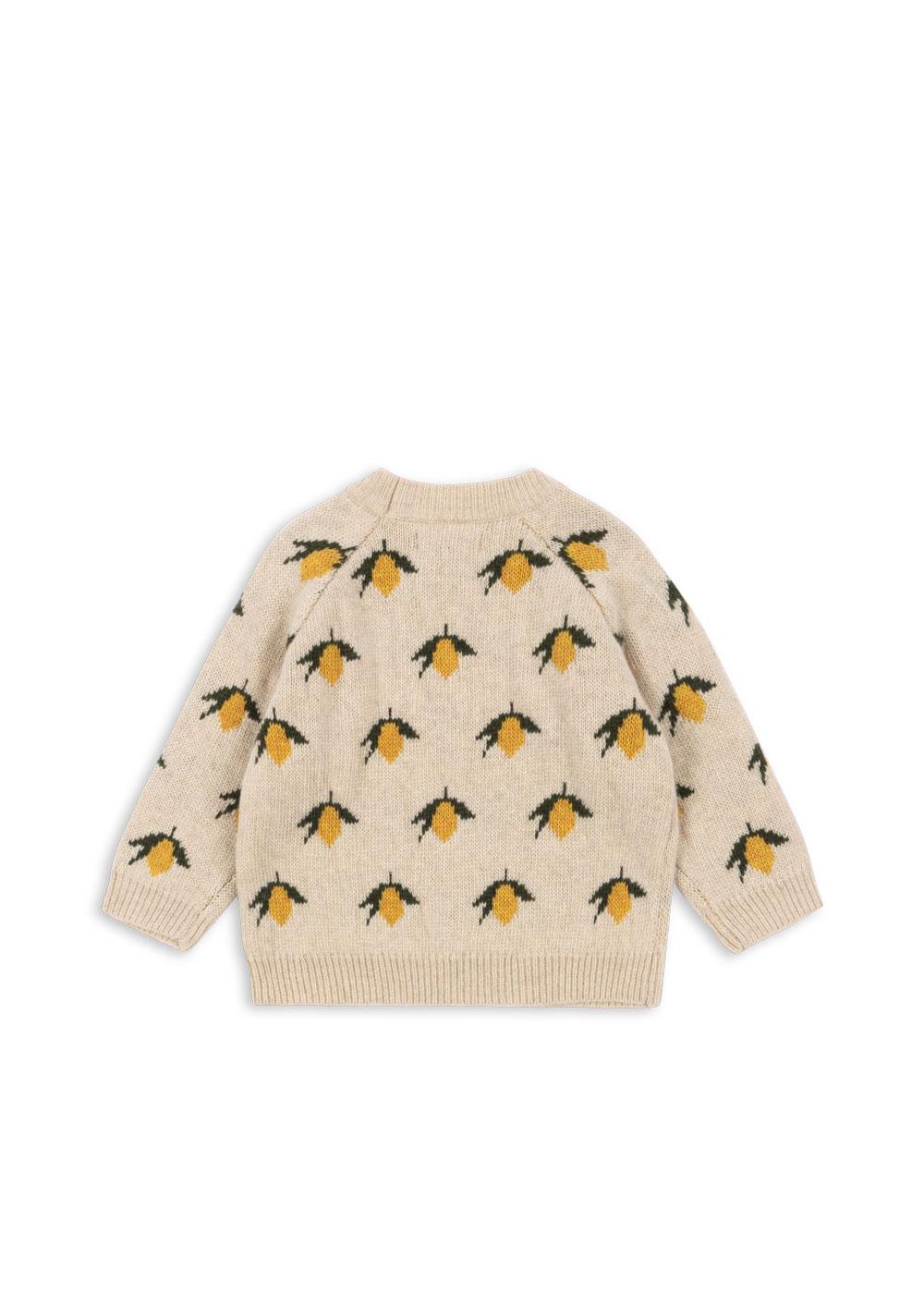 Konges Sløjd Strick-Pullover "Belou" Lemon - Image 2