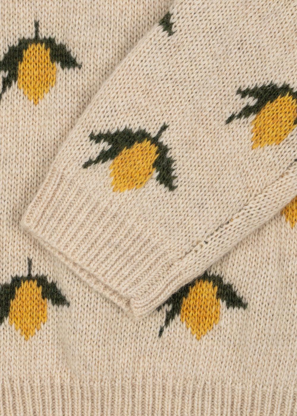 Konges Sløjd Strick-Pullover "Belou" Lemon - Image 4