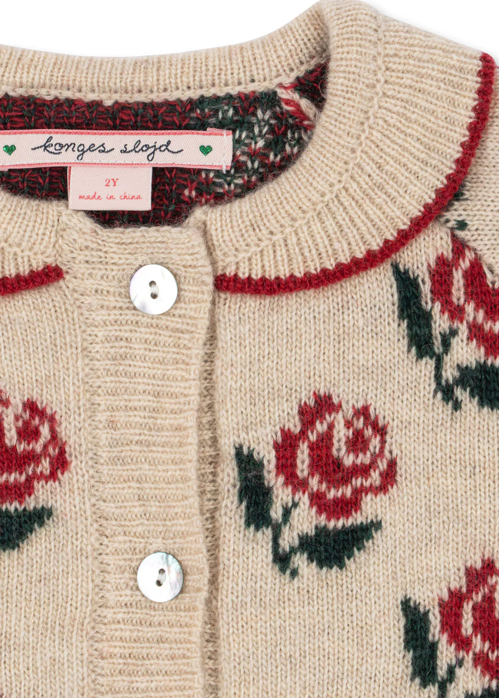 Konges Sløjd Strickjacke "Belou" | Rose - Image 4