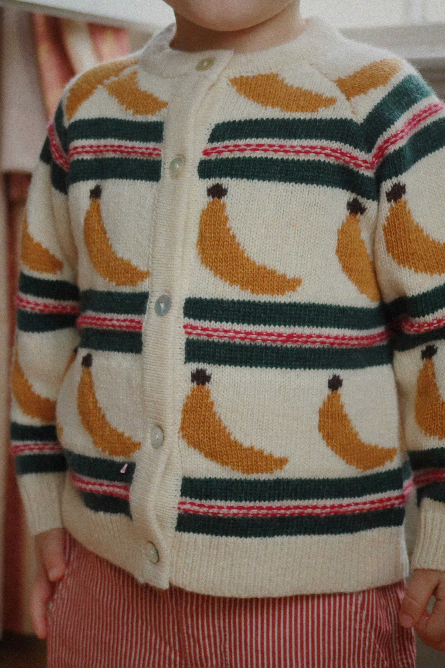 Konges Sløjd Strickjacke "Billi" | Banana - Image 2