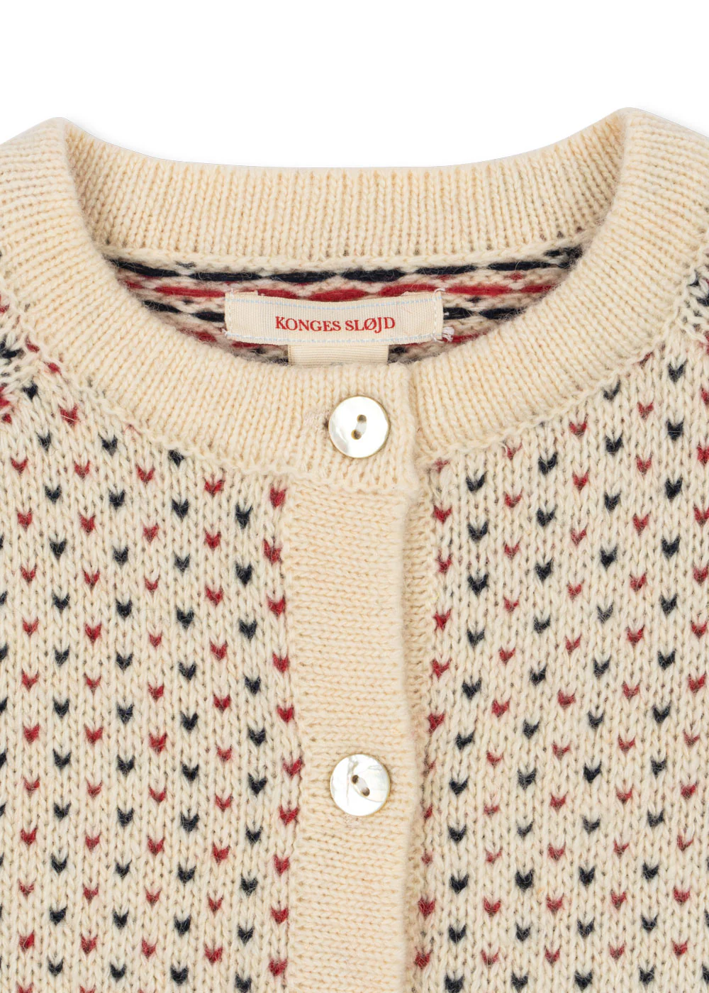 Konges Sløjd Strickjacke "Billi" | Off White - Image 3