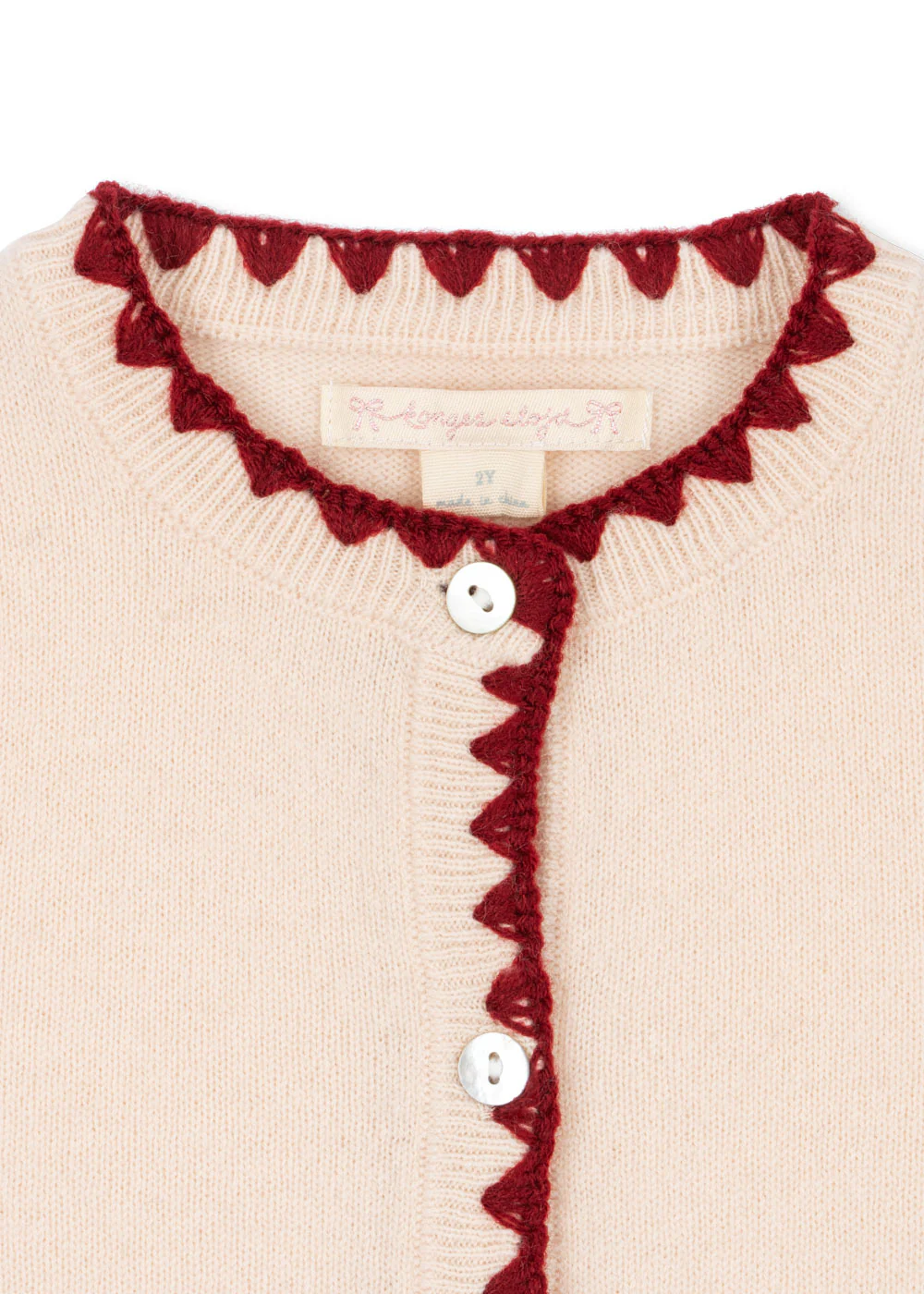 Konges Sløjd Strickjacke "Collette" | Off White - Image 3