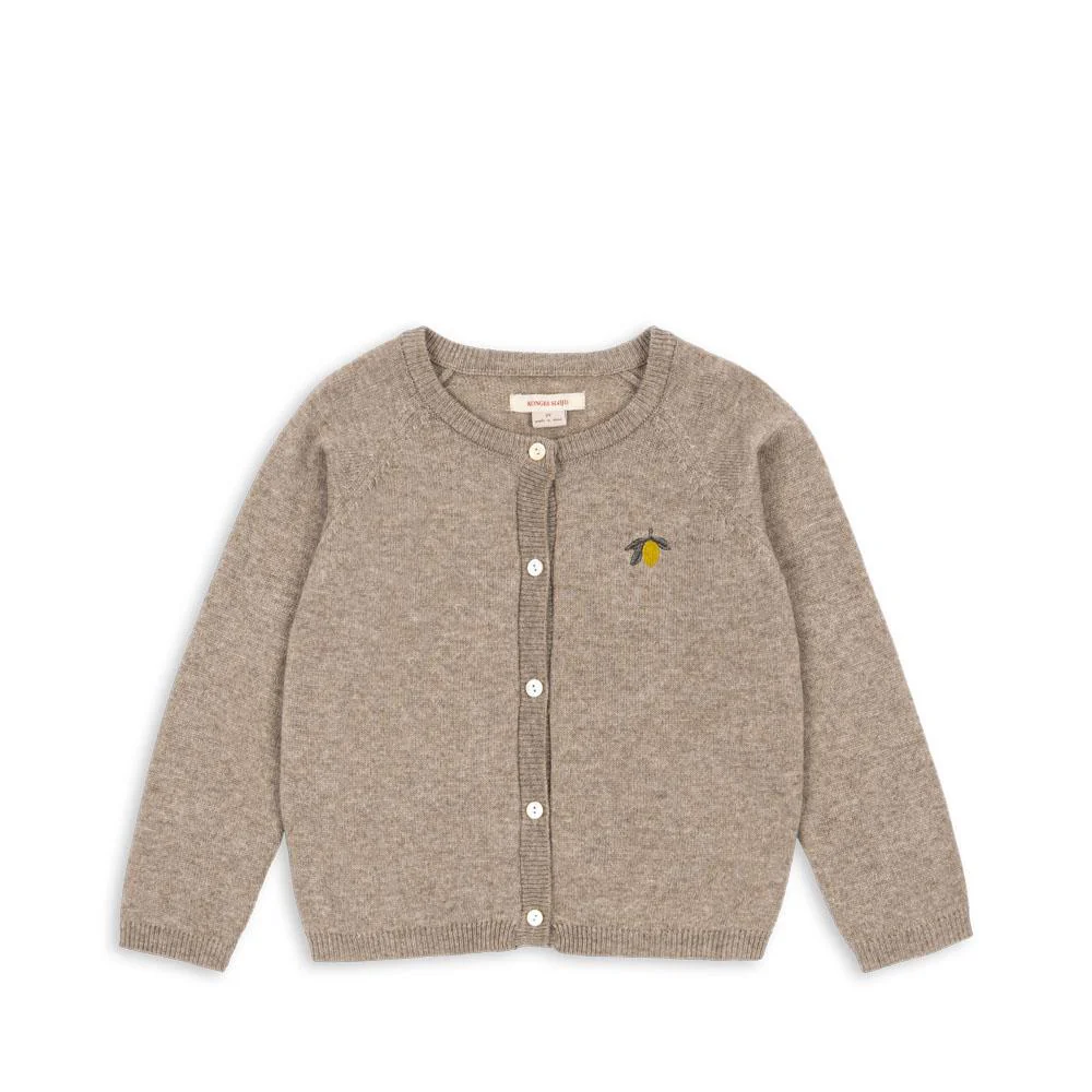 Konges Sløjd Strickjacke "Mattou" Light Brown
