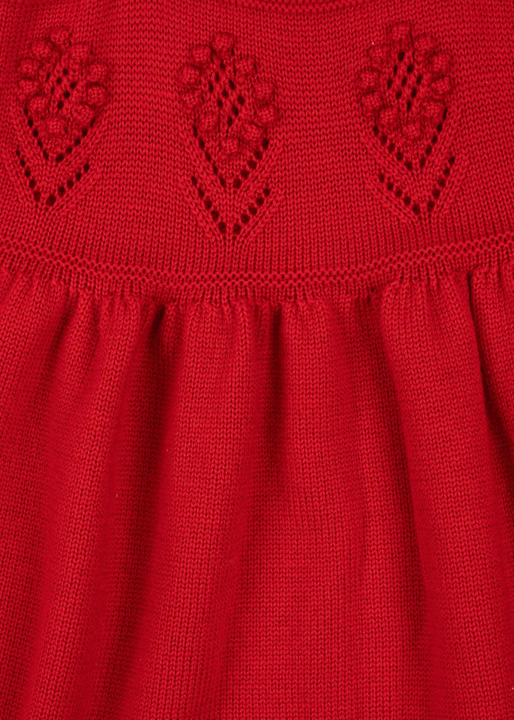 Konges Sløjd Strickkleid "Fiol" Barbados Cherry - Image 4