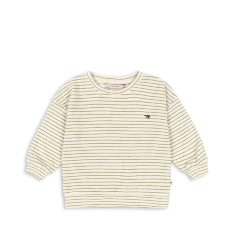 Konges Sløjd Sweatshirt "Itty" Tea Stripe