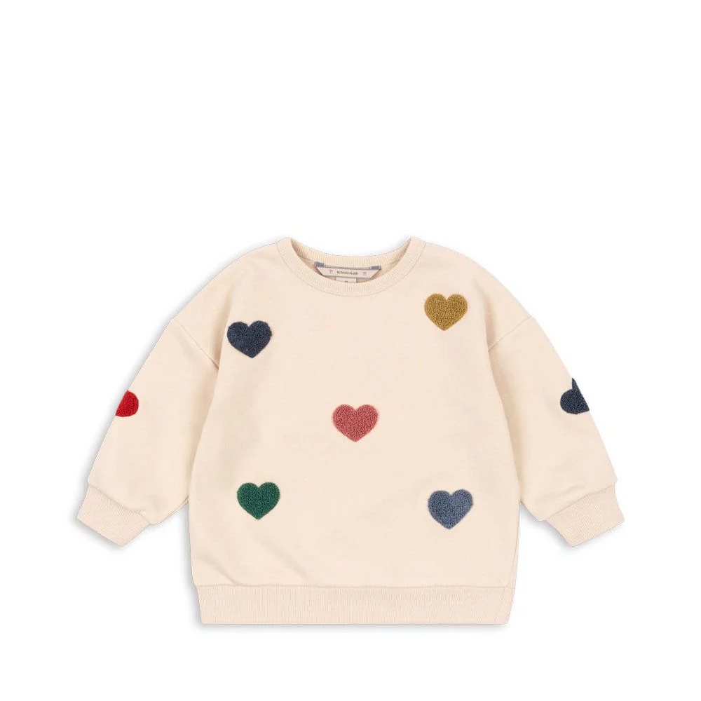 Konges Sløjd Sweatshirt "Lou" Multi Heart