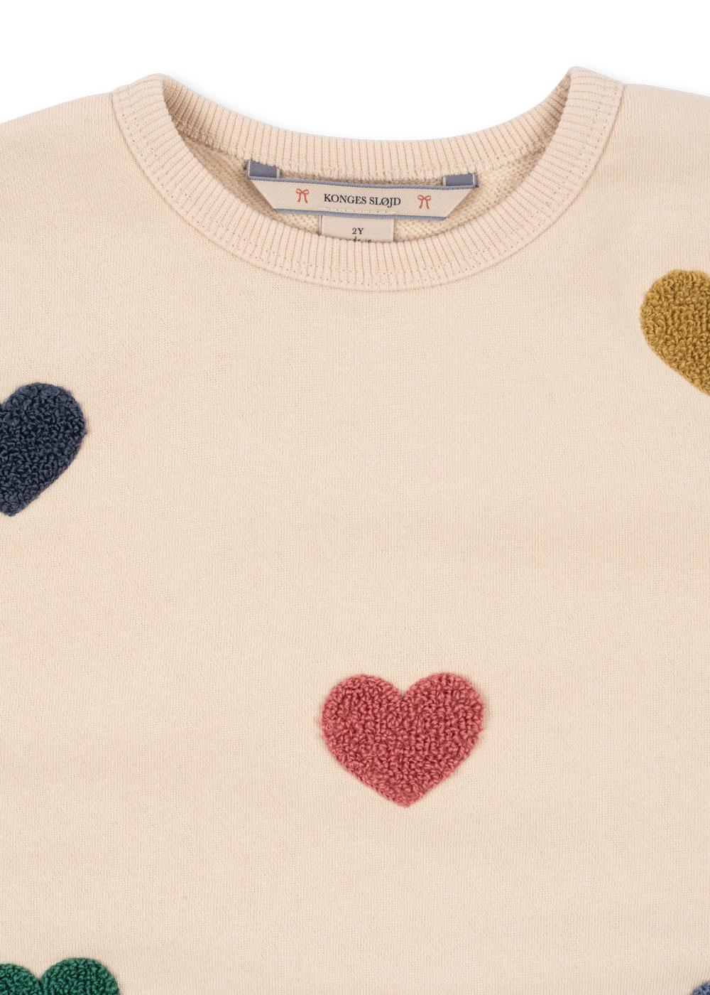 Konges Sløjd Sweatshirt "Lou" Multi Heart - Image 4