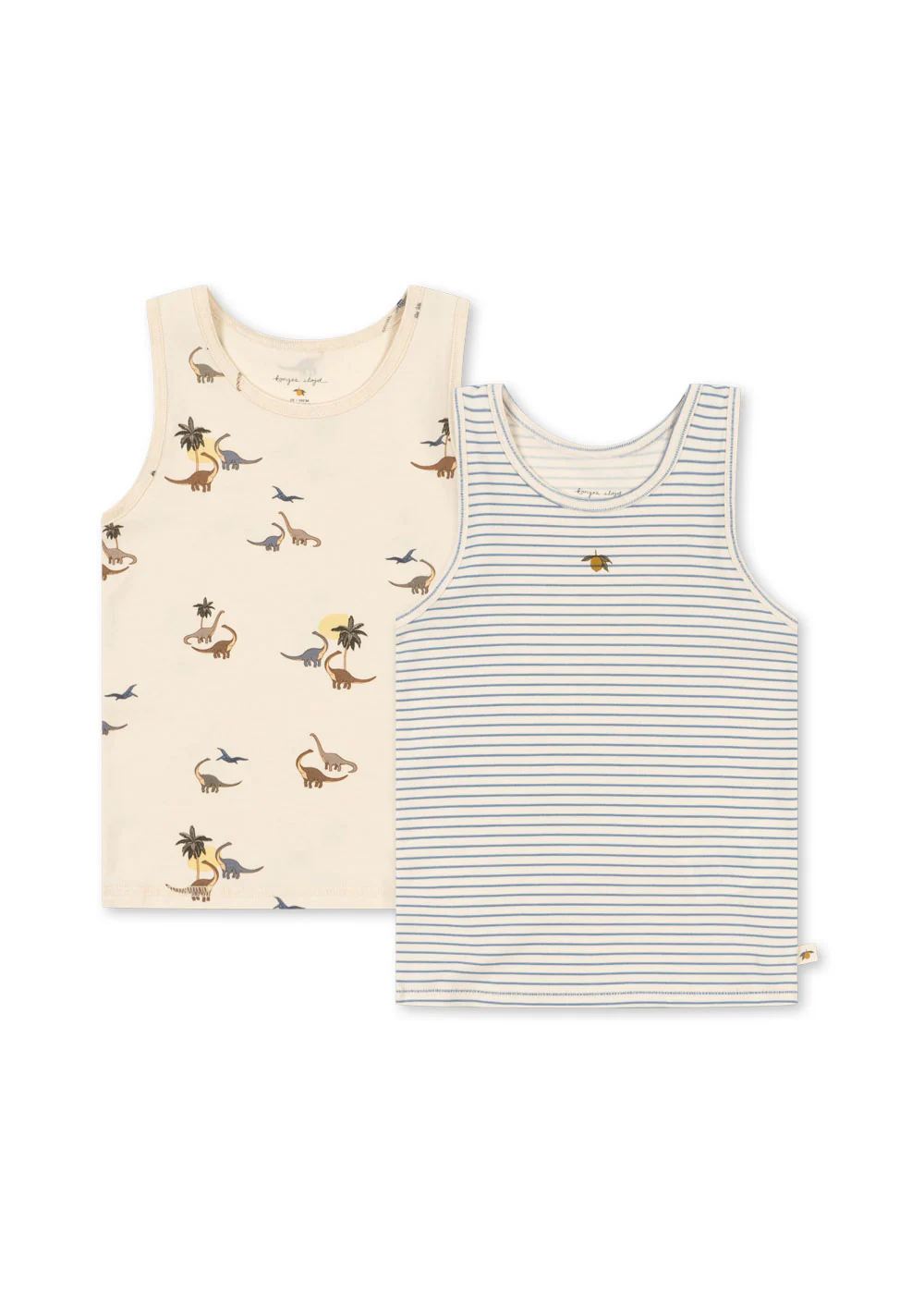 Konges Sløjd Tank Top 2er Set "Basic" Kubi | Stripe