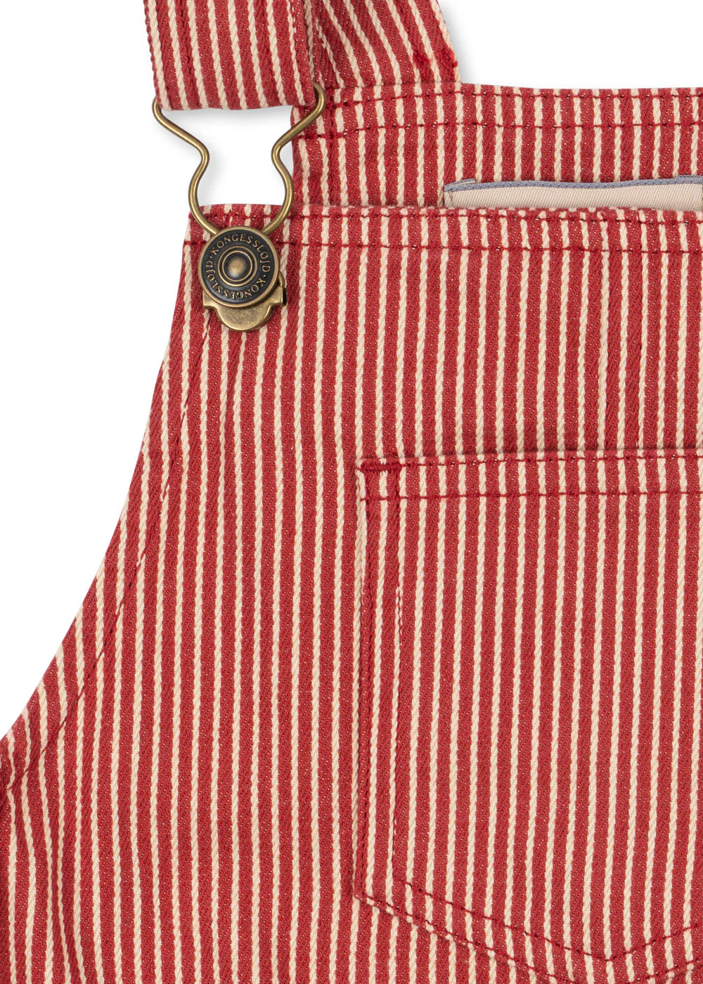 Konges Sløjd Trägerkleid "Luc Spencer" | Milk Rouge Stripe - Image 4