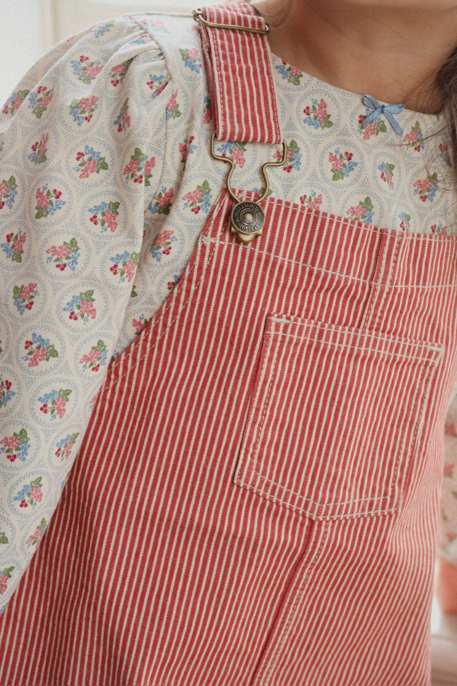 Konges Sløjd Trägerkleid "Luc Spencer" | Milk Rouge Stripe - Image 7