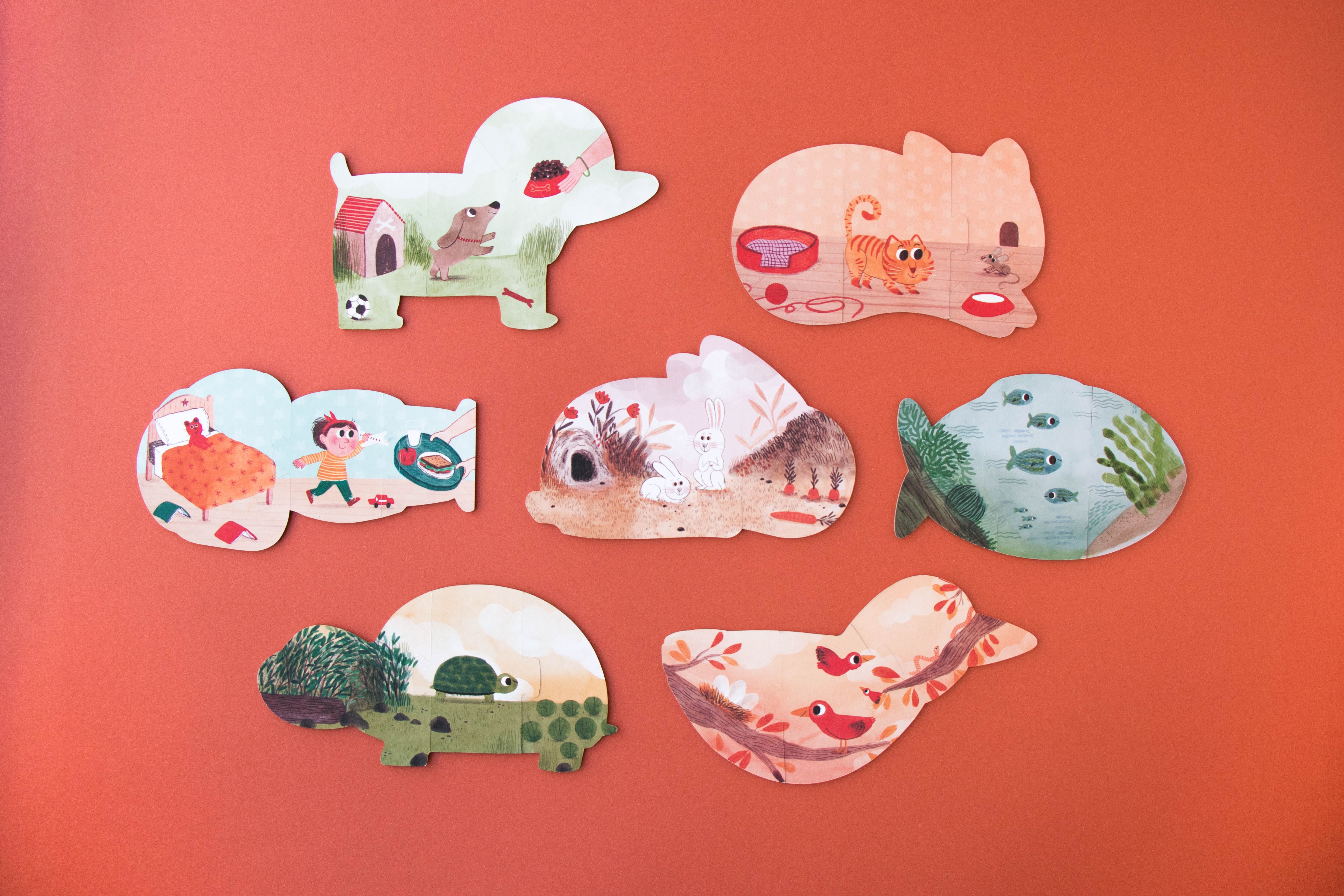 Londji Reversible Puzzle "I Love My Pets“ - Image 5