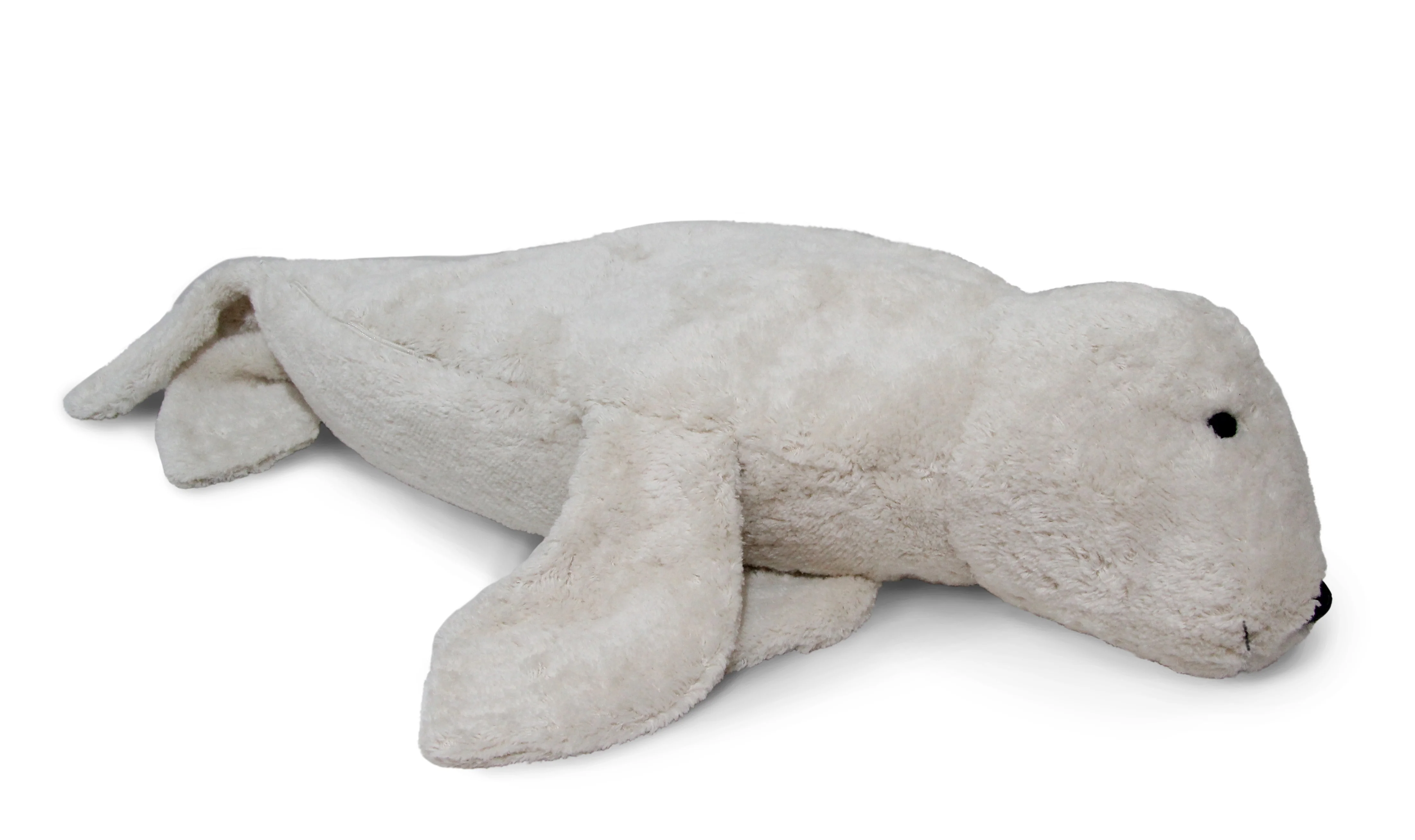 Senger Kuscheltier/Wärmekissen Robbe klein | Weiss - Image 4