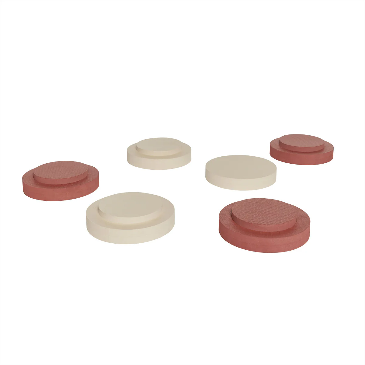 OYOY Iro Stapelhocker - Vanilla | Nutmeg - Image 3
