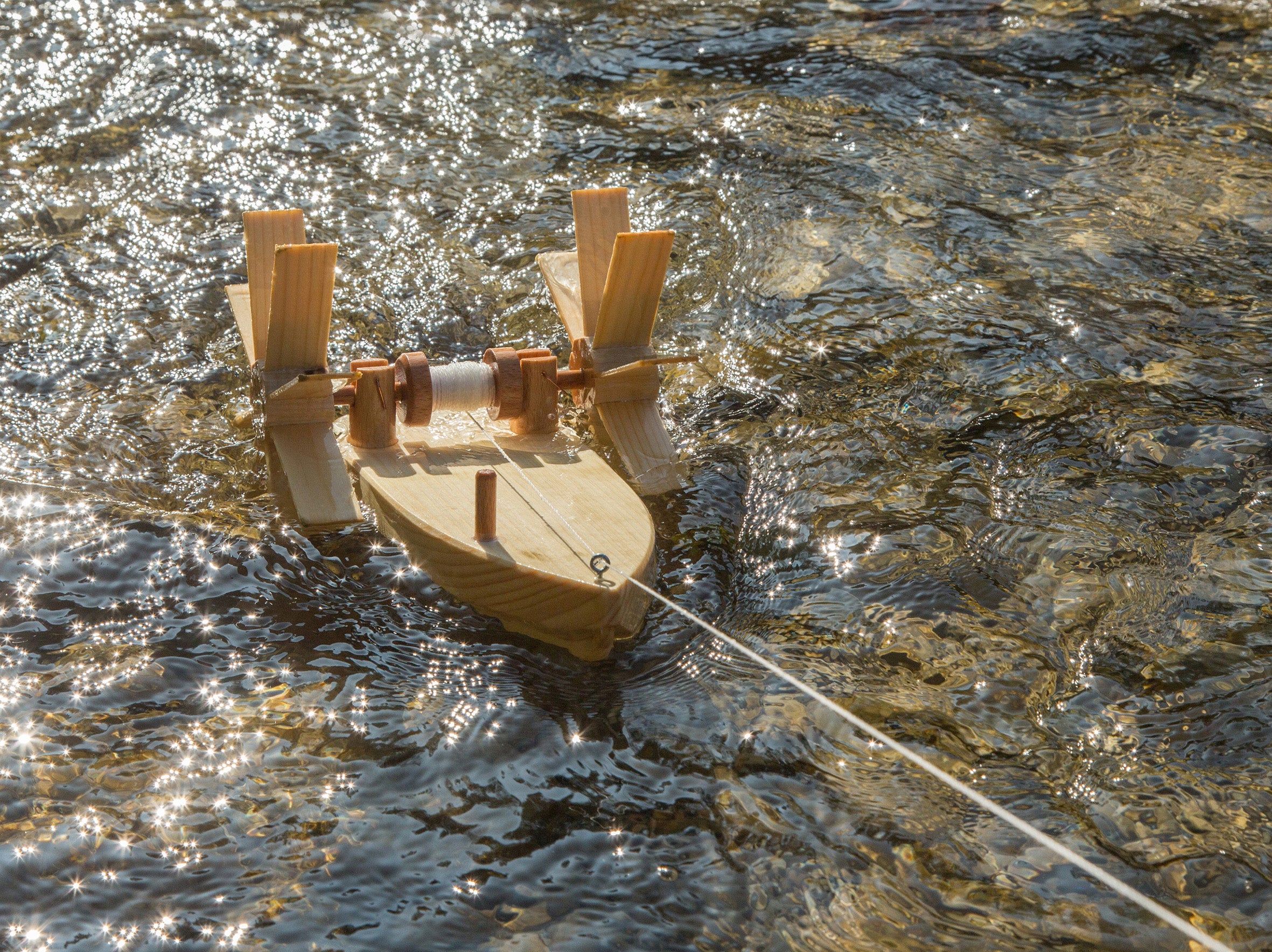 Kraul Schiff aus Holz | Forelle Schiffsbausatz - Image 3