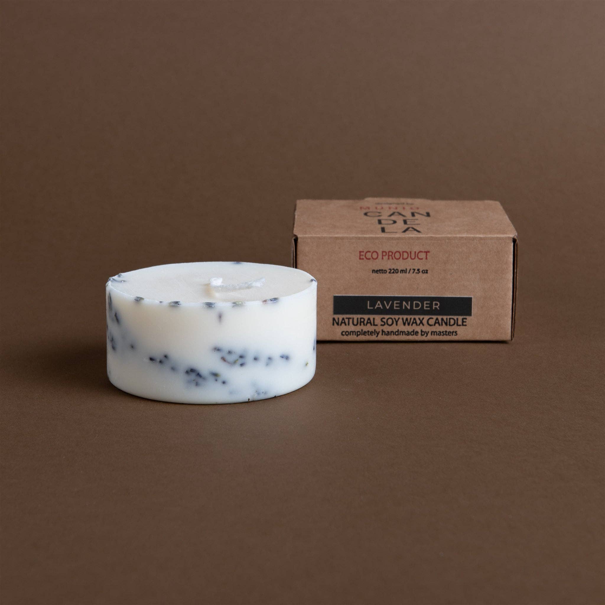 the Munio Mini Sojawachs Duftkerze - Lavendel