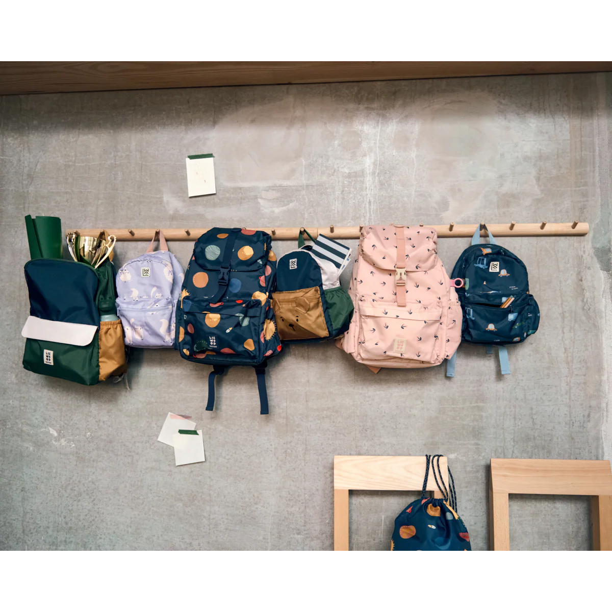 Liewood Andreas Bär Rucksack | Classic navy multi mix - Image 5