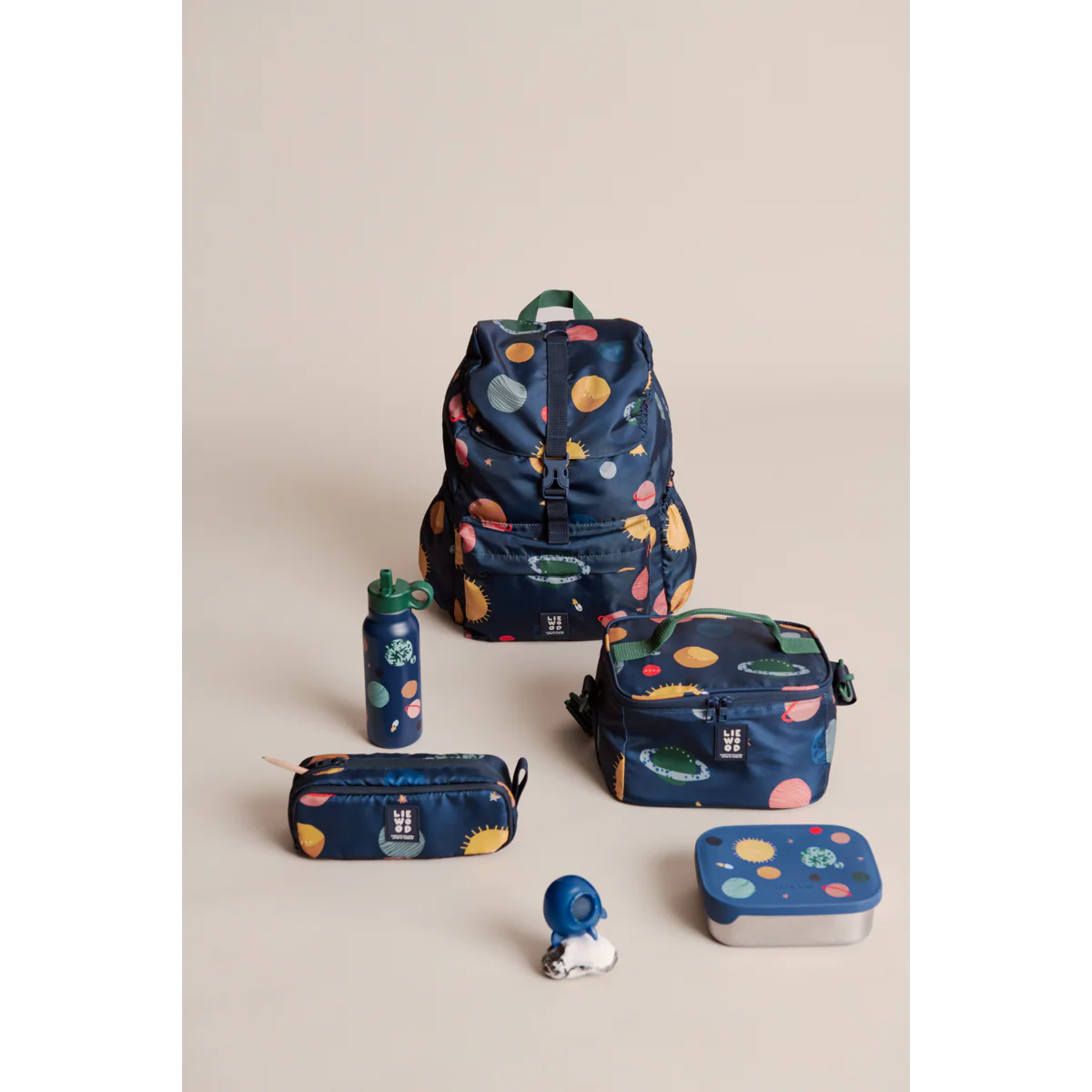 Liewood Lunchbox "Arthur"| Universe / Classic navy - Image 3