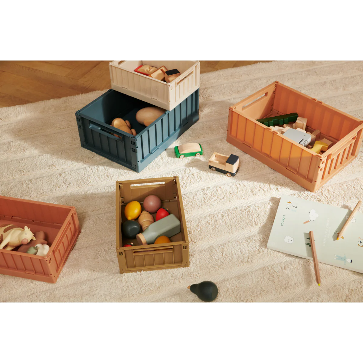 Liewood Aufbewahrungsboxen M 2er Set "Weston" Sandy - Image 5