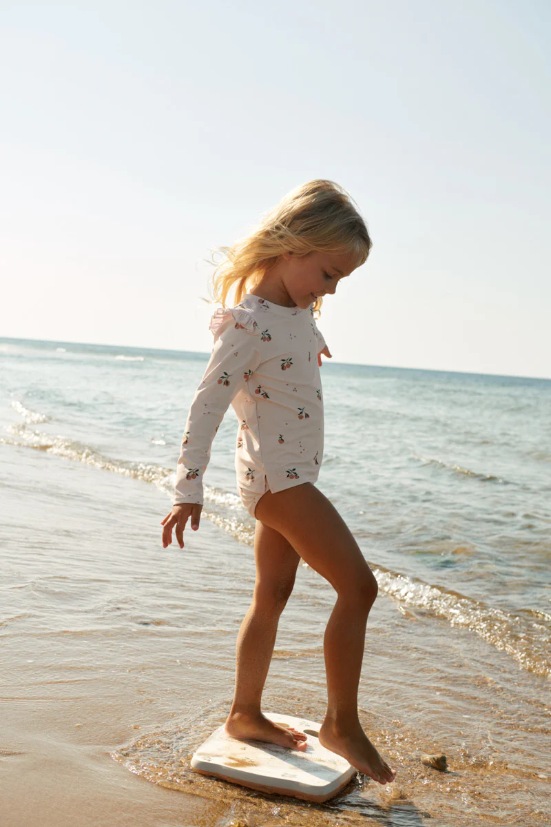 Liewood Badeshirt mit UV-Schutz "Tenley" | Peach / Sea Shell - Image 3
