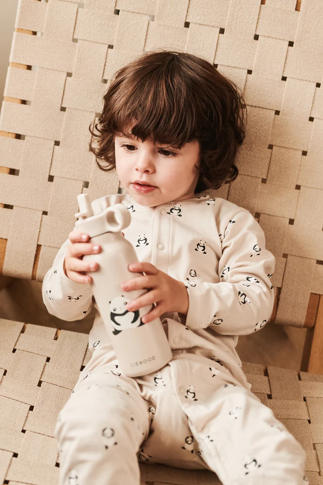 Liewood Pyjama Einteiler "Birk" | Mini panda / Sandy - Image 2