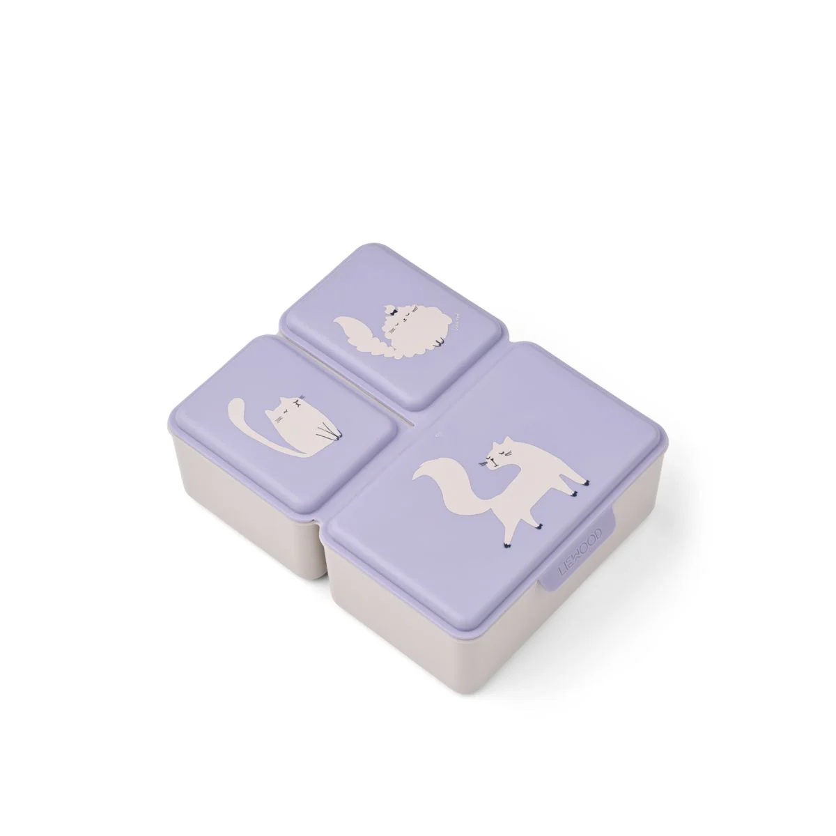 Liewood Lunchbox "Driss" | Cat / Warm lilac
