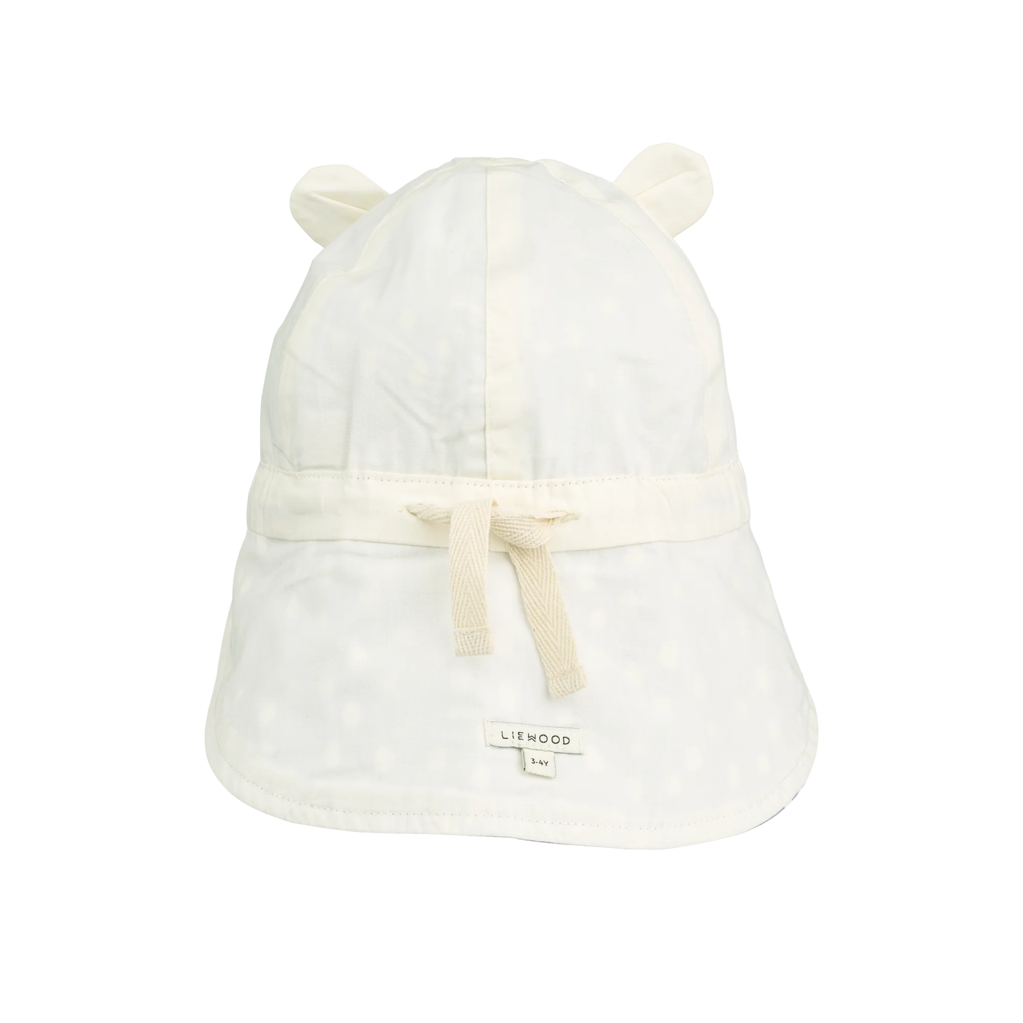 Liewood Kappe "Gorm Reversible Sun Hat With Ears" | Dot / Dusty Lavender - Image 2